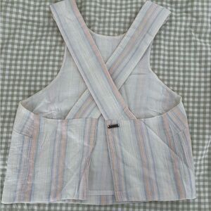 Striped Cross-Back Tank